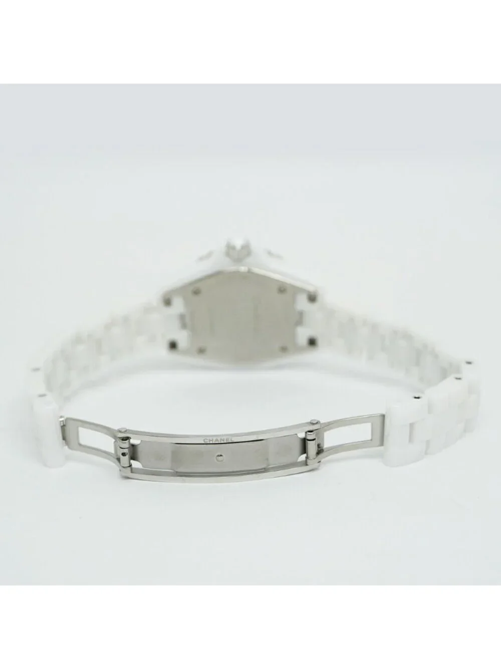 Chanel 29 White Diamond Bezel Ceramic Quartz Watch